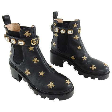 gucci boots with gold stars|Gucci cowboy boots.